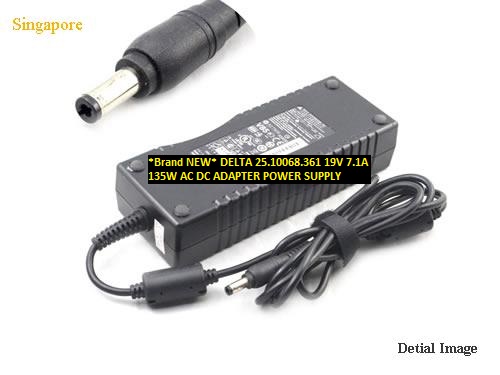 *Brand NEW* DELTA 19V 7.1A 25.10068.361 135W AC DC ADAPTER POWER SUPPLY